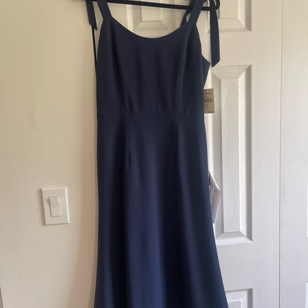 Elegant Navy Blue Dress